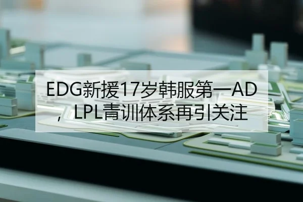 EDG新援17岁韩服第一AD，LPL青训体系再引关注